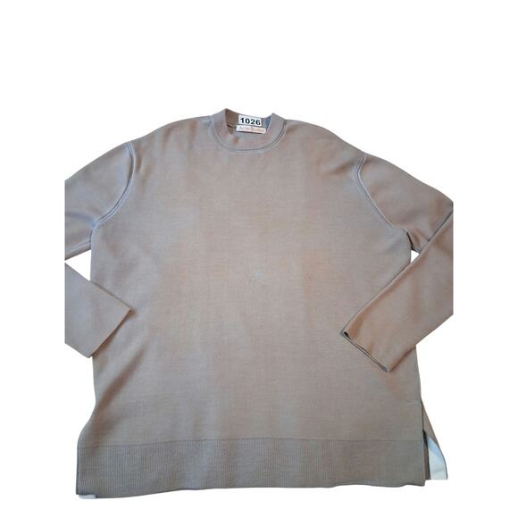 Acne Studio Women's XXL Quiet Luxury Wool Blend Minimalist Boxy Preppy Sweater - Picture 3 of 13